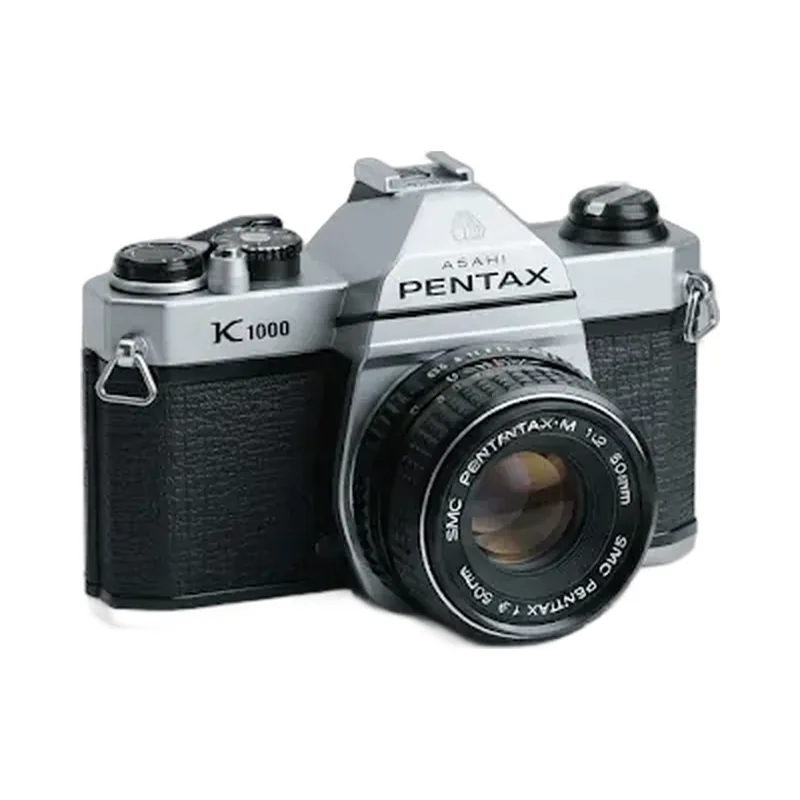Pentax K1000 film camera with 50mm lens