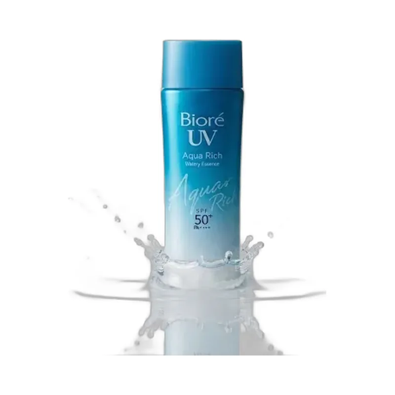 Bioré UV Aqua Rich sunscreen with a water splash